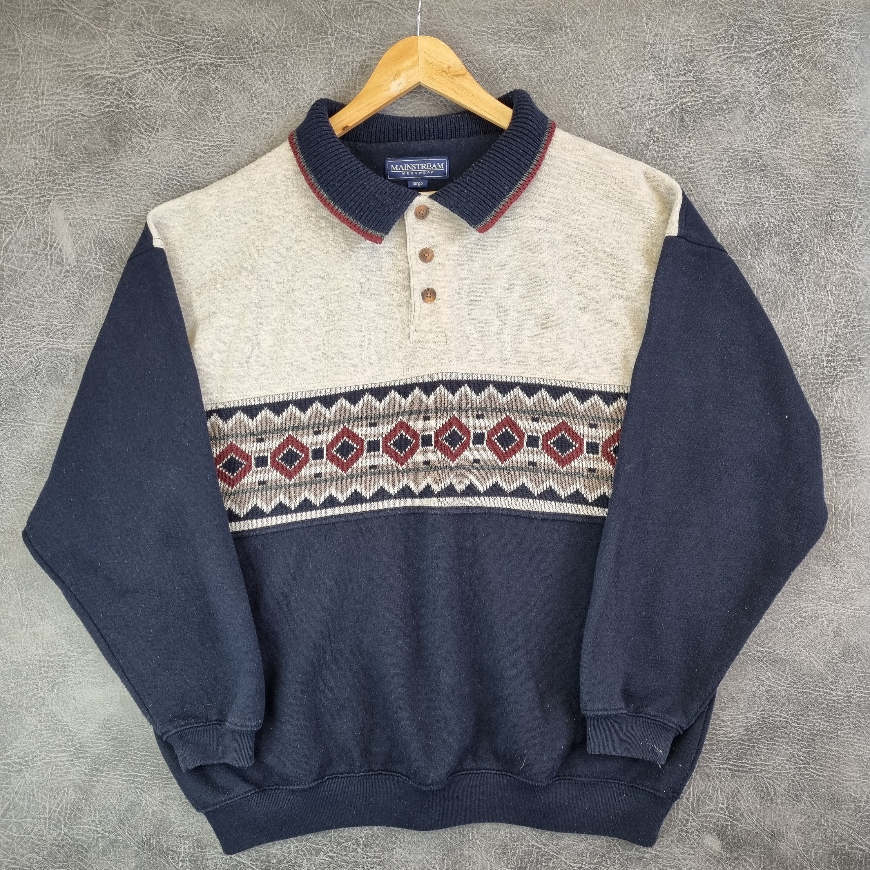 Aztec Sweater Men - Etsy UK