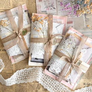 Assorted Paper bundle Vol.3 | random 30+ | Deckled Edge | journaling | Junk journal | art journal | journal paper