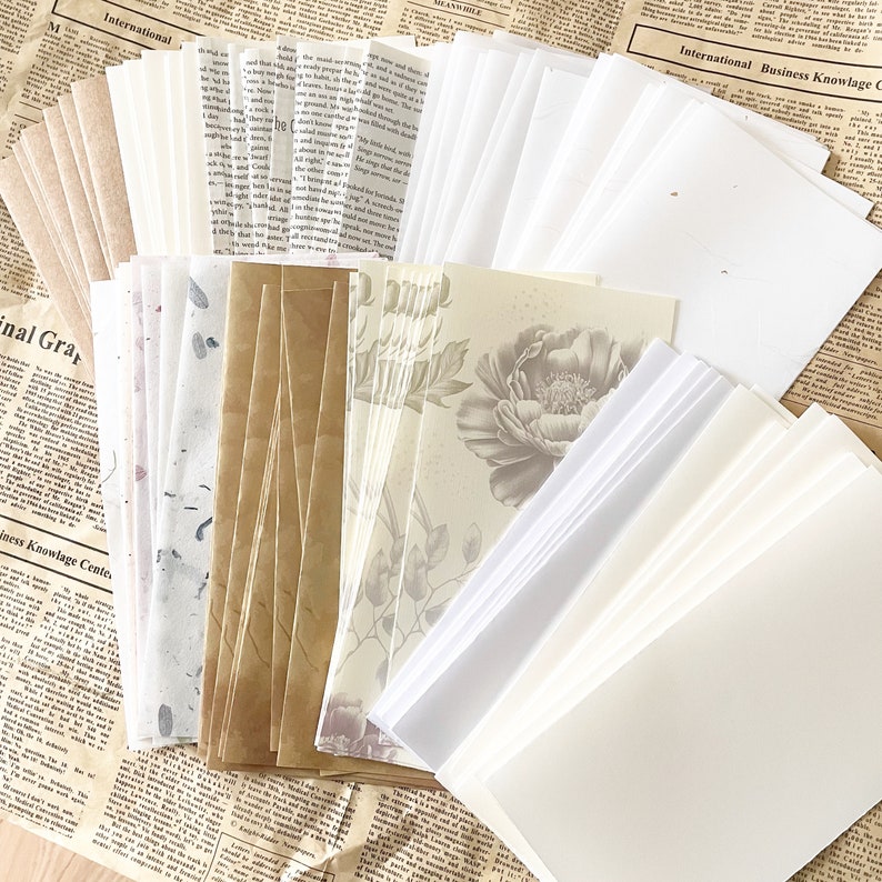 Handmade Travelers Notebook Insert Mixed Paper Junk Journal TN Insert