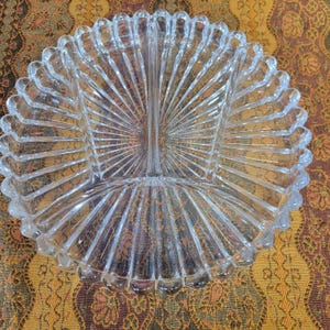Heisey Crystolite  5 Section Relish Tray
