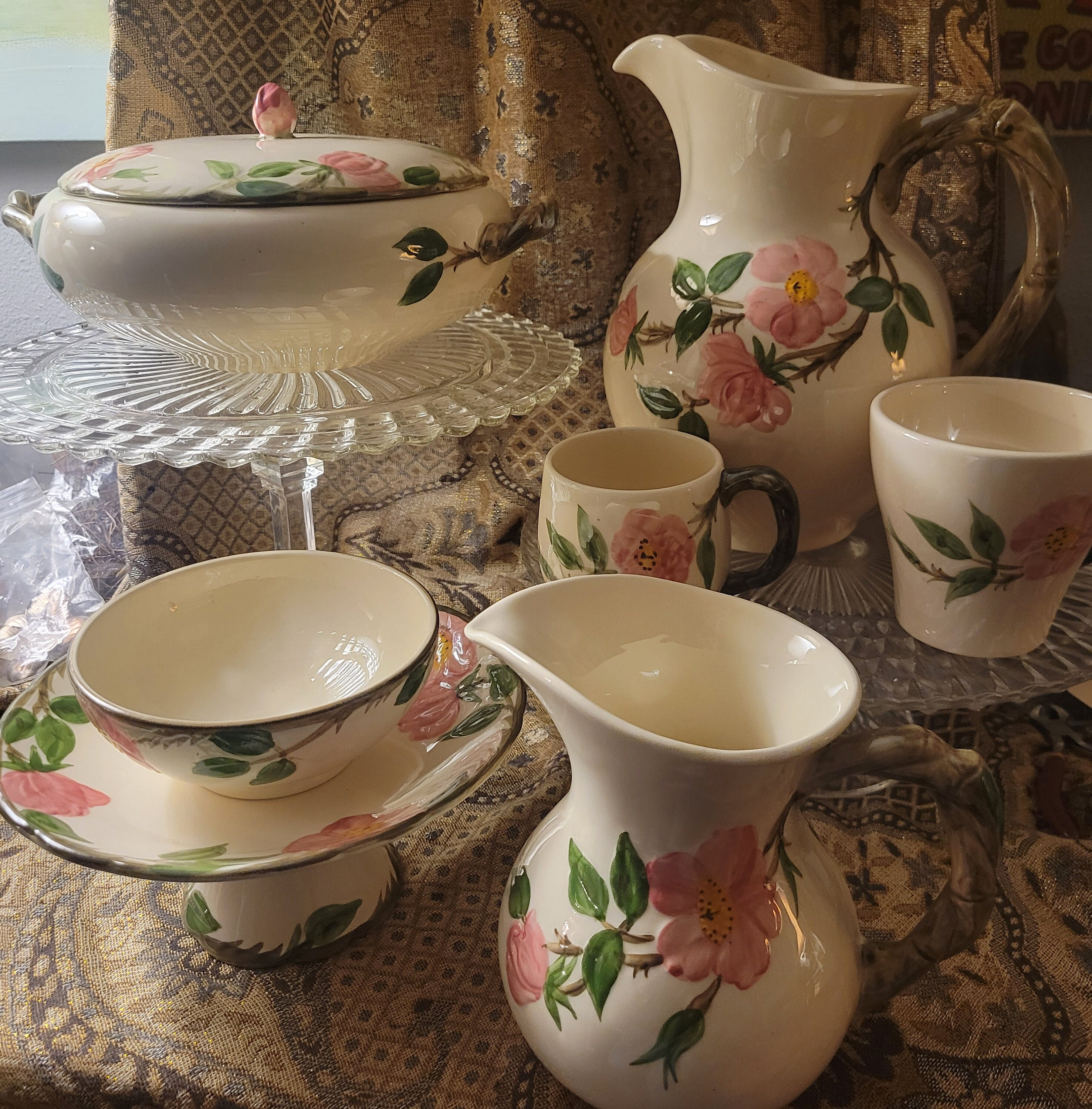 Franciscan Desert Rose Dessert Plates