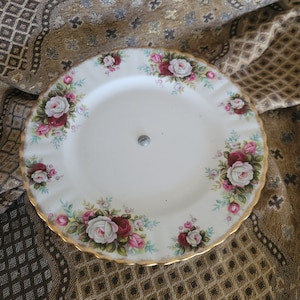 Royal Albert Celebration Footed Plate, Cake Tray, Cupcake Plate Vintage China