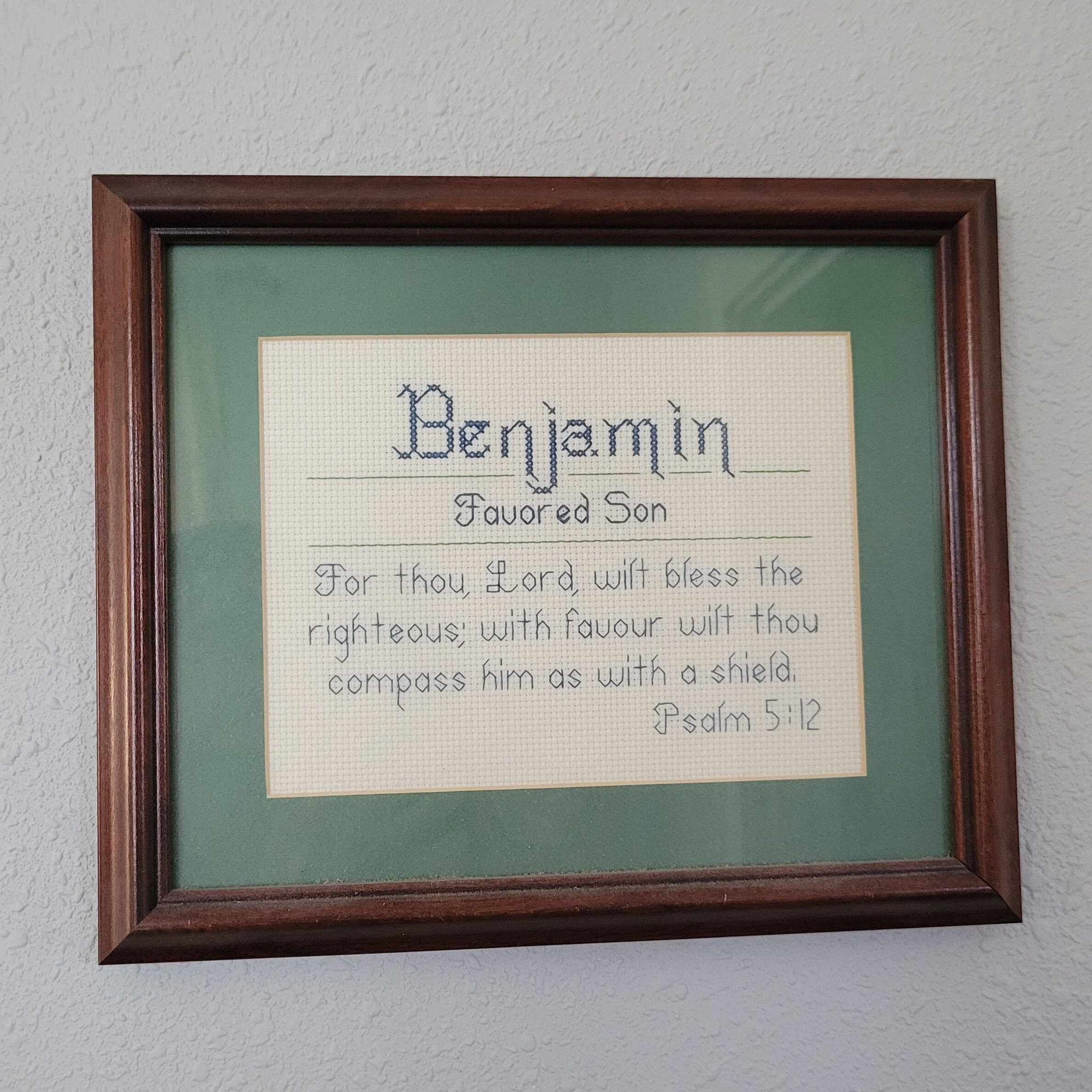 Renee Scripture Personalized Renee' Name Meaning Cross Stitch Pattern With Bible Verse ...