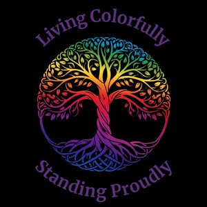 Pride Rainbow Tree of Life Kleurrijk leven met trots leven Digitale download png-bestand