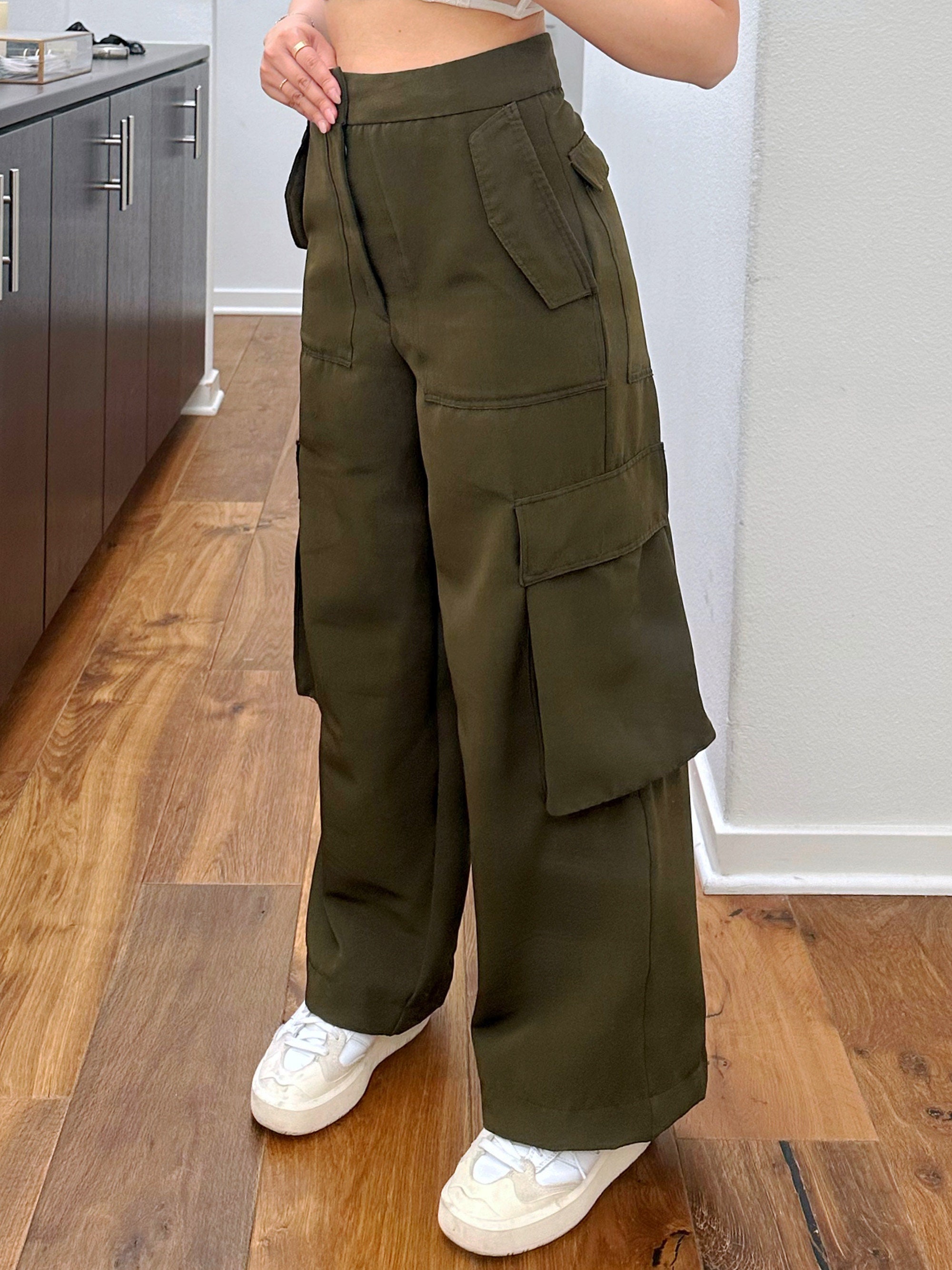 High Waisted Cargo Pants Sewing Pattern Etsy Australia