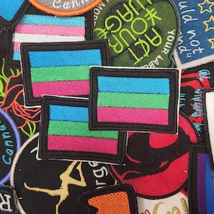 Polysexual Pride Flag Patch
