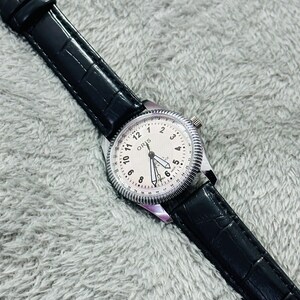 Vintage Rare oris silver dial Hand Winding Wrist watch Men'S Gents FHF Movement ST-96 Swiss zdjęcie 7