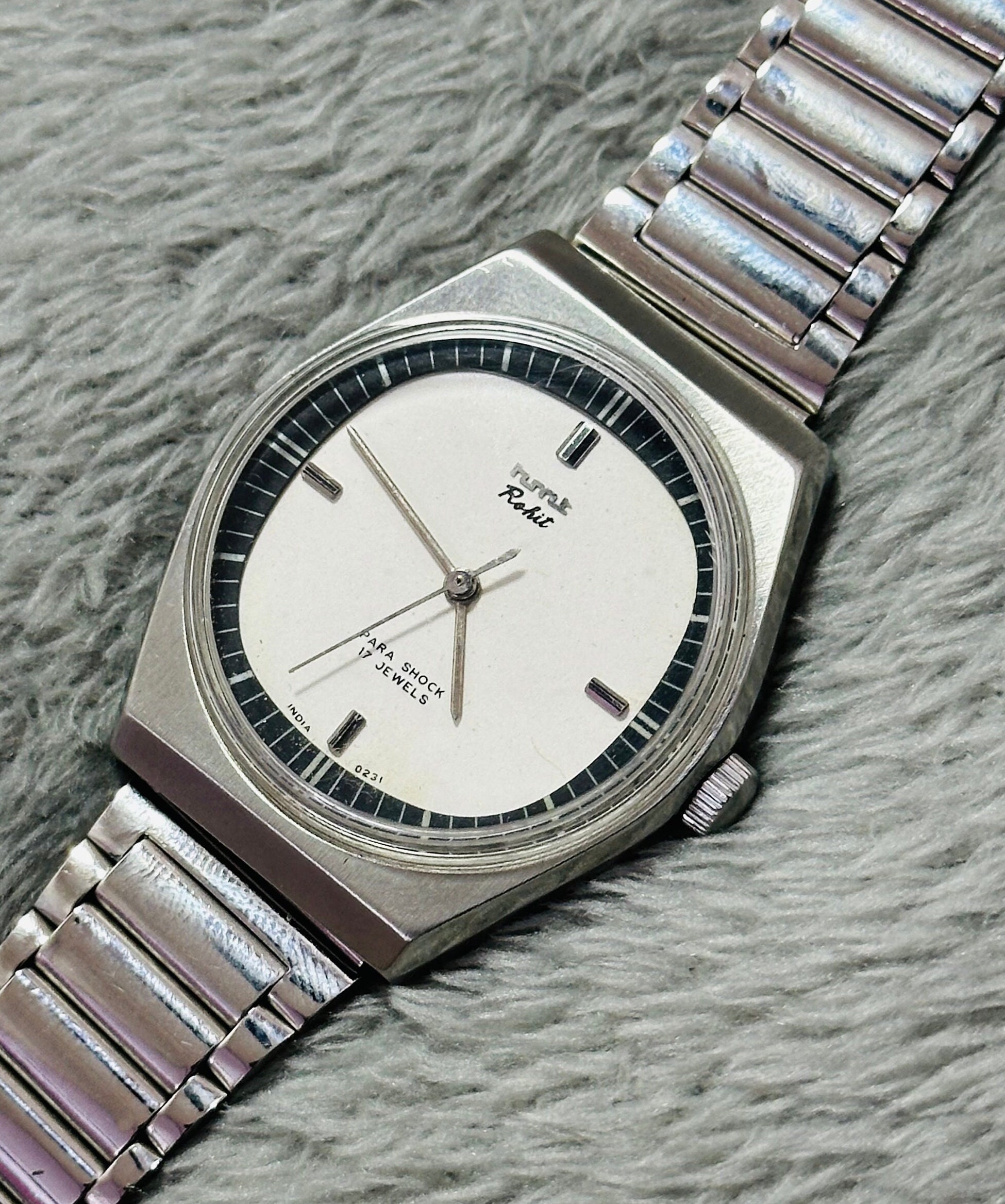 Vintage HMT Rohit Silver Dial Hand Winding Men s Watch Movement 17 Jewels Etsy Australia