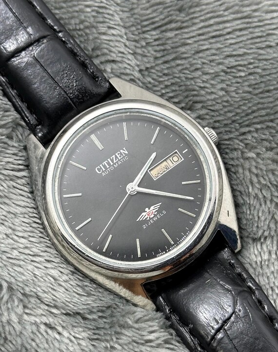 Citizen automatic black dial sale