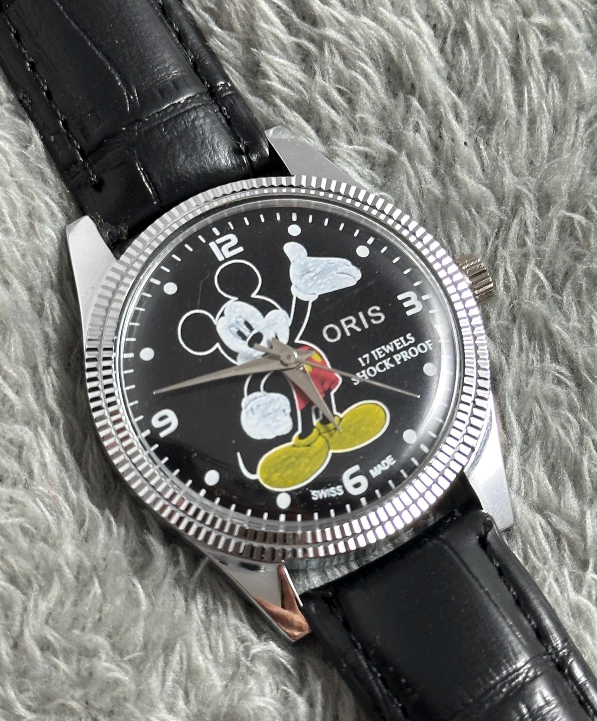 □ ORIS/オリス（ミッキー・マウス/クリスマス）、 1980's 手巻き