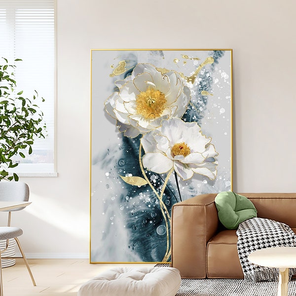 Abstract Flower Oil Painting - Etsy