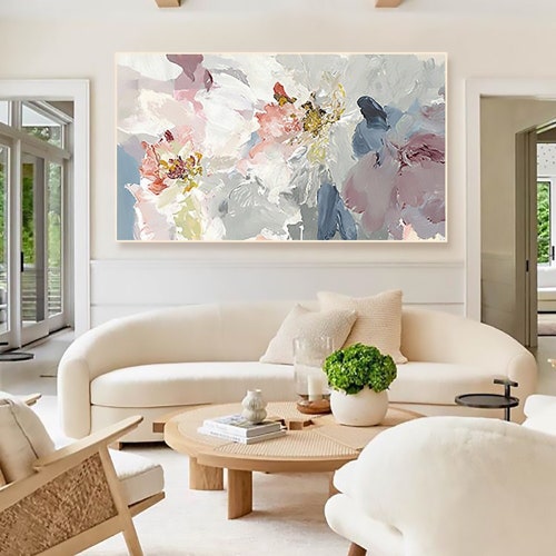 Modern Abstract Painting Acryliclarge Original Abstract Oil - Etsy