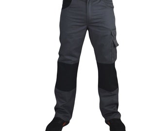 Men&#39;s Lightweight Combat Cargo Work Trousers with Knee Pad Pockets | UK Summer Utility Pants - Durable and Comfortable