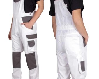 Sehr Schöne Vintage Herren L Lätzchen Arbeitskleidung Latzhose