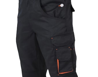 Bib and Brace Overalls Heavy Duty Work Trousers Combat Cargo