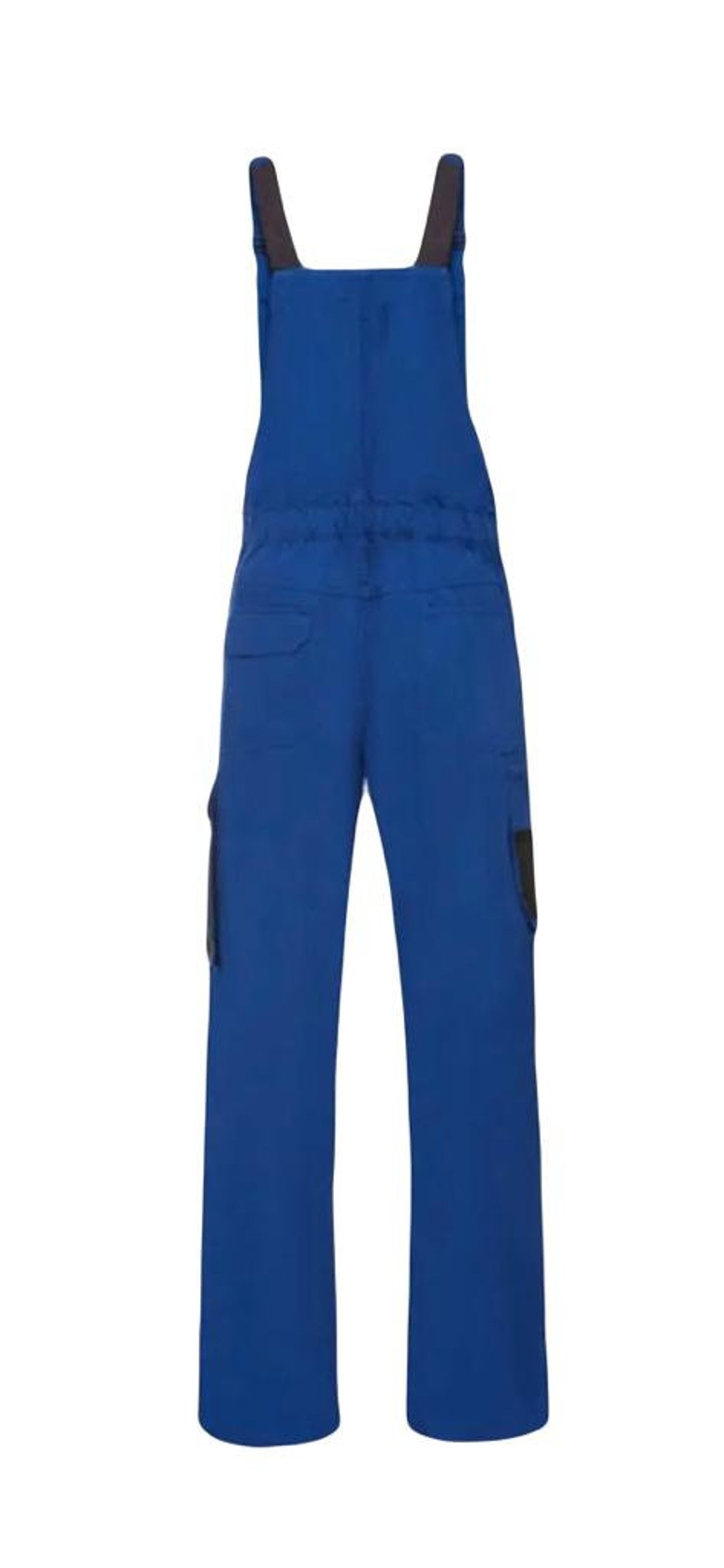 Bib and Brace Overalls Heavy Duty Work Trousers Combat Cargo Dungarees ...