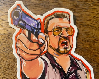 The Big Lebowski - John Goodman - Walter Sobchak -  Die Cut Stickers