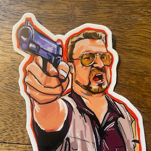 The Big Lebowski - John Goodman - Walter Sobchak -  Die Cut Stickers