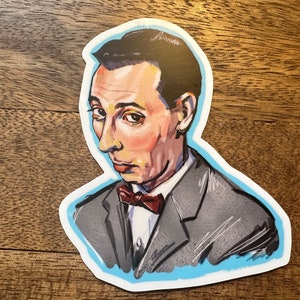 Pee Wee Herman Die Cut Holographic Stickers