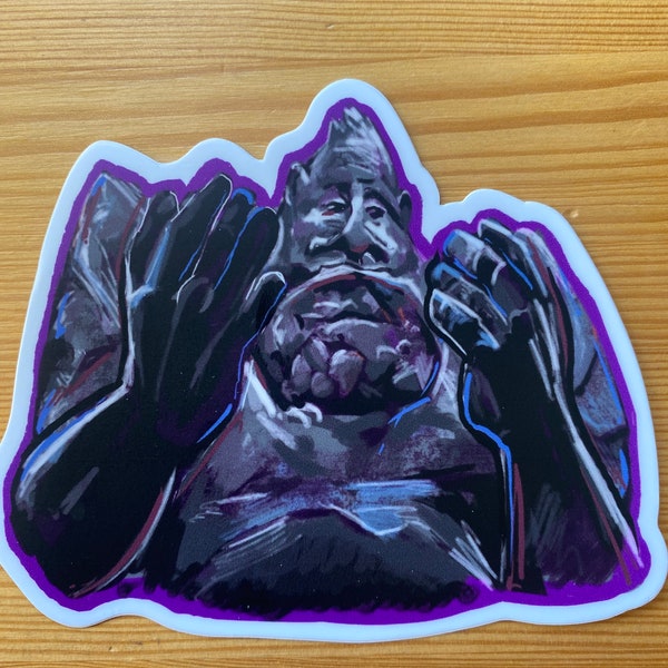 The Neverending Story Rock Biter - Die Cut Stickers