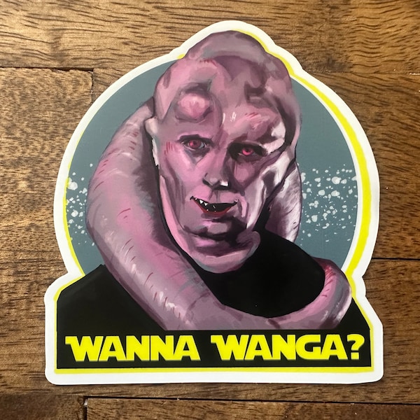 Bib Fortuna - Wanna Wanga? - Star Wars - Return of the Jedi - Die Cut Stickers