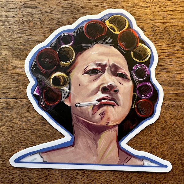 Kung Fu Hustle - Landlady -  Qiu Yuen - Die Cut Holographic Sticker