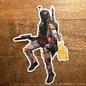 Boba Fett - Mandalorian - Star Wars - Bounty Hunter - Stickers