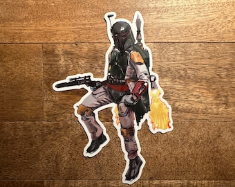 Boba Fett - Mandalorian - Star Wars - premiejager - stickers