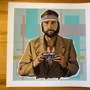 Richie Tenenbaum Luke Wilson The Royal Tenenbaums High Quality Digital Painting Print