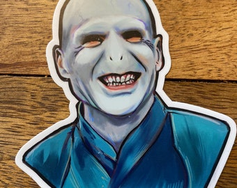 Lord Voldemort - Tom Riddle - Harry Potter - Zwadderich - He Who Shall Not Be Named - waterdichte gestanste stickers