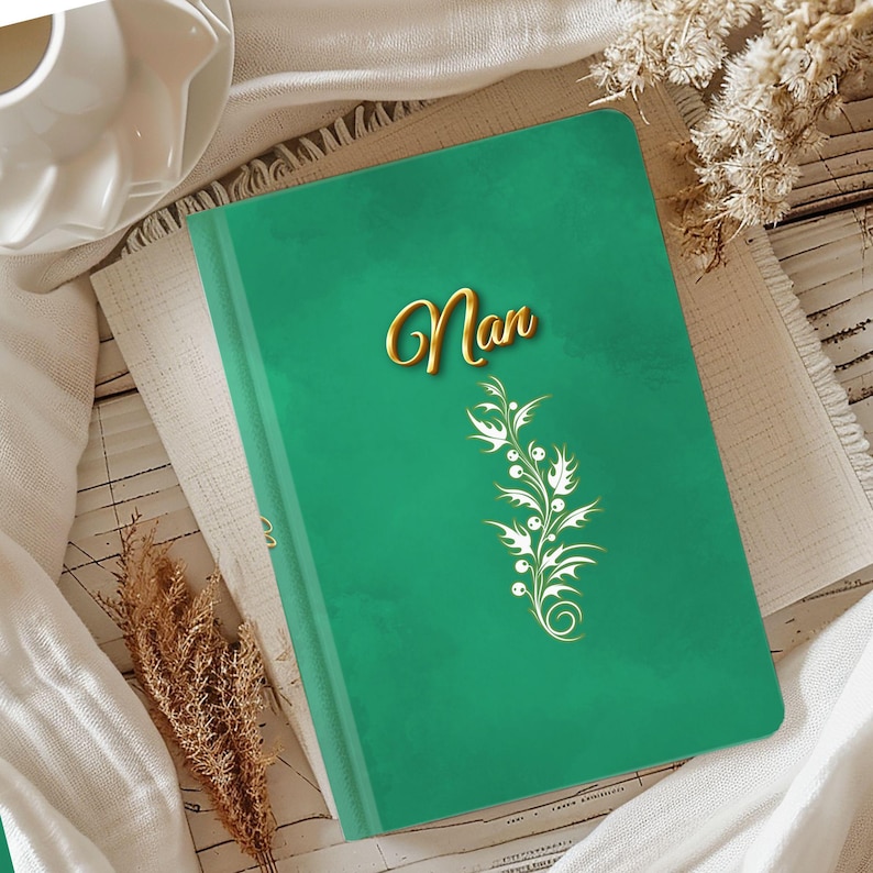 Mimi Birth Flower Keepsake Memory Journal for Women Grandma Memory Book