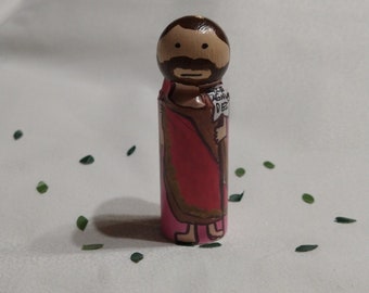 Wooden St. John the Baptist Doll