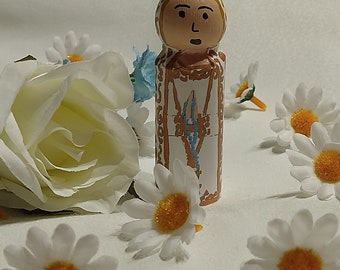 Wooden Our Lady of Fatima Doll