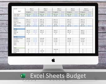 Simple Weekly Budget, Weekly Budget, Paycheck Budget, Easy Budget, Simple Budget, Excel Budget, Downloadable Budget,