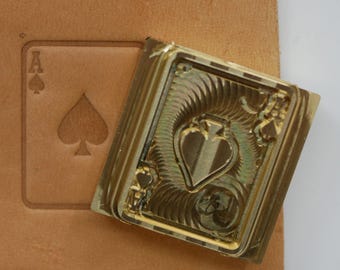 Ace of Spades Plate Stamp