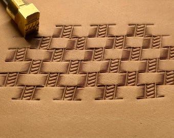 Japan Select - #X560 Xsm Rope Basket Weave Stamp (leather Stamping