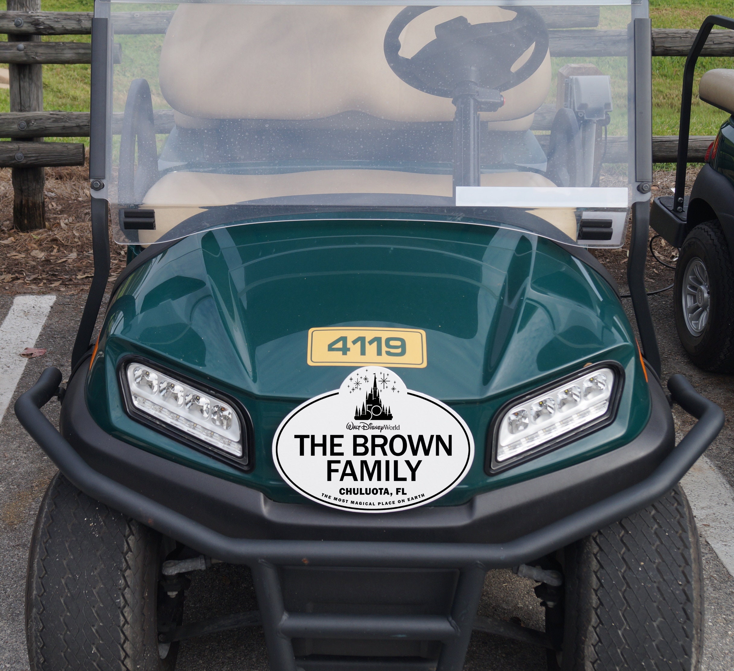 Upgrade Your Club Car DS with a Unique Golf Cart Emblem - Personalized  engraved and measuring 17-3/4 inches by 2-1/4 inches