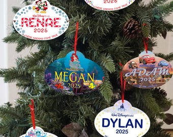 Disney Nametag Ornament - Cast Member Name Tag Ornament
