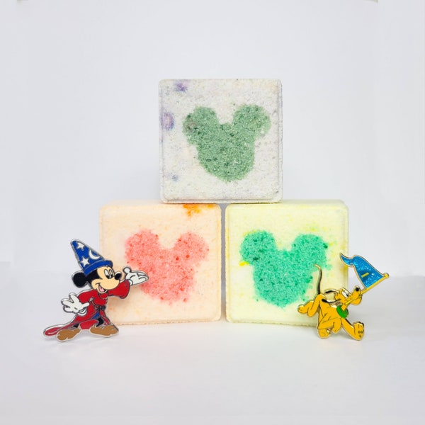 Disney trading pin bath bomb | extra large |  over 20 scents to choose from