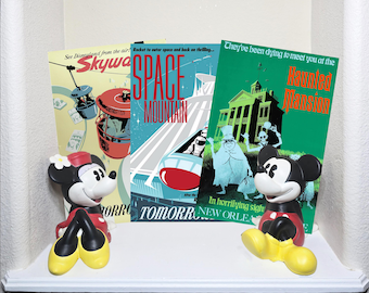 Disney Vintage Attraction Sign Metal