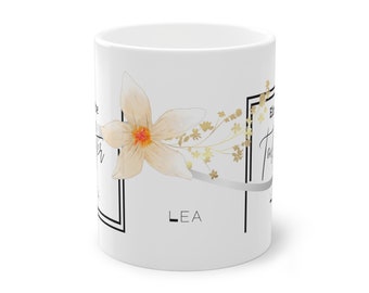 Eine Liebe Tochter-ceramic with a glossy finish Mug, 11oz 330 ml Personalize name-MADE in Germany