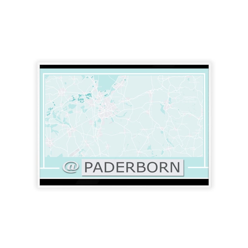 3 Color differences Map Posters with Persolization place and Text Wooden Frame matte/Satin image 6