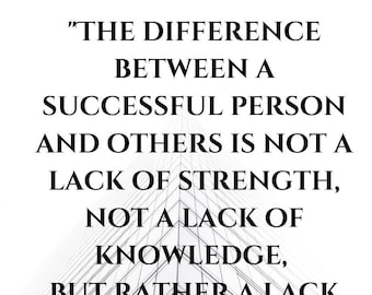 Vince Lombardi quote The Difference