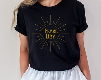 Día de la llamarada/Enfermedad crónica/Guerrero de la migraña/Camiseta de manga corta de jersey unisex