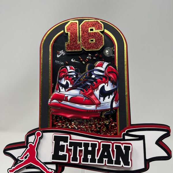Jordan Cake Topper - Etsy