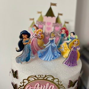 Personalized Princess Cake Topper - inspired princess theme