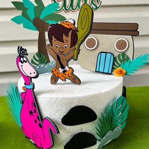 Bam-bam cake topper, Bam-bam Birthday, Bam-bam party