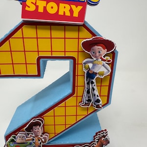 Toy Story Birthday Decor, Toy Story 3D Letters Party Decor, Toy Story 3D number Decor