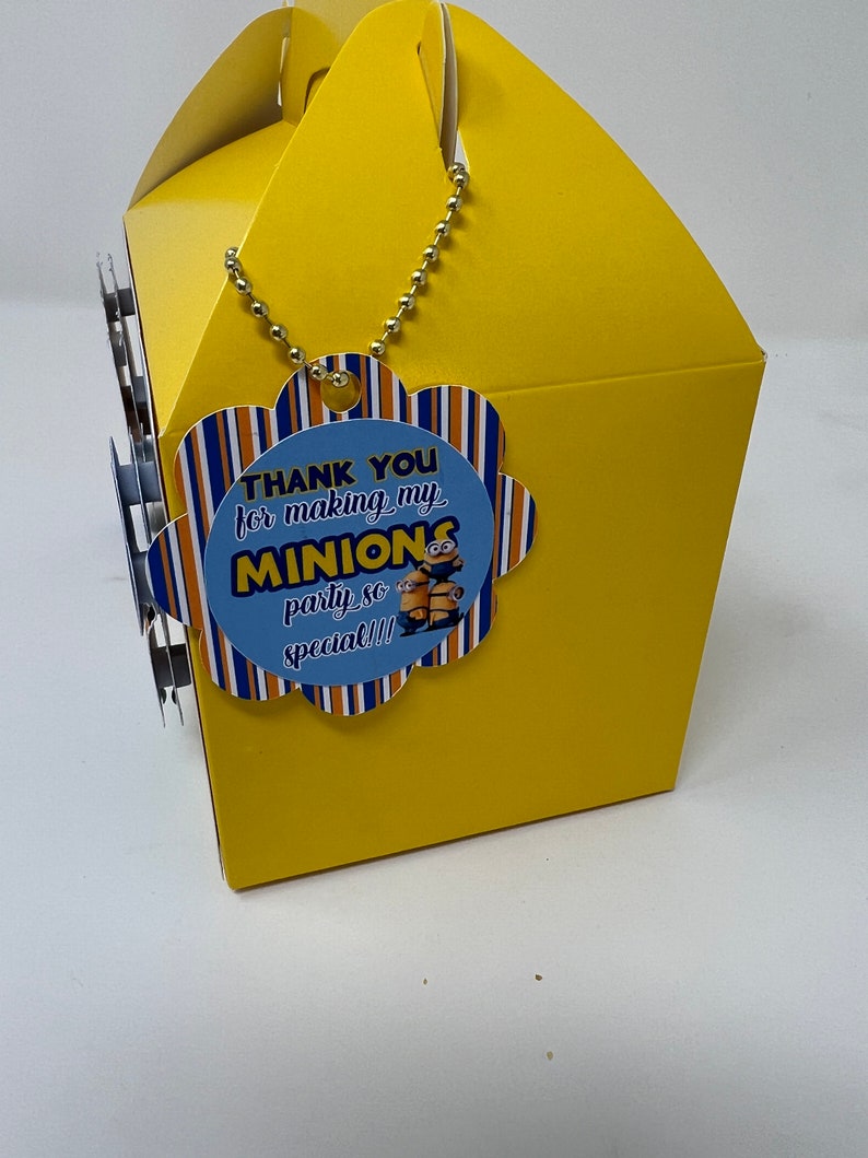 Minions Treat Birthday Party Favor Boxes Etsy