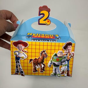 Toy Story gable box, Toy Story Favor Box, Toy Story Goodie Box, Toy Story custom Gable Box,